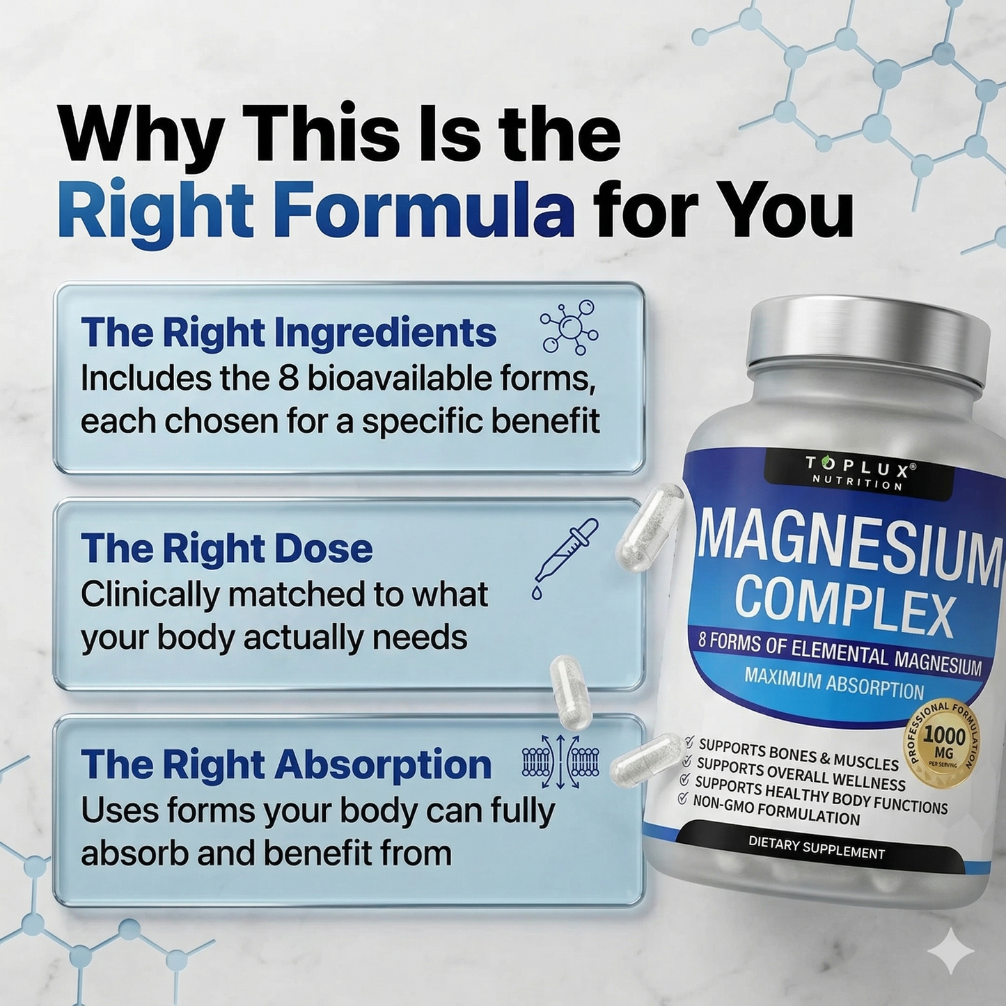 Magnesium Complex Dietary Supplement