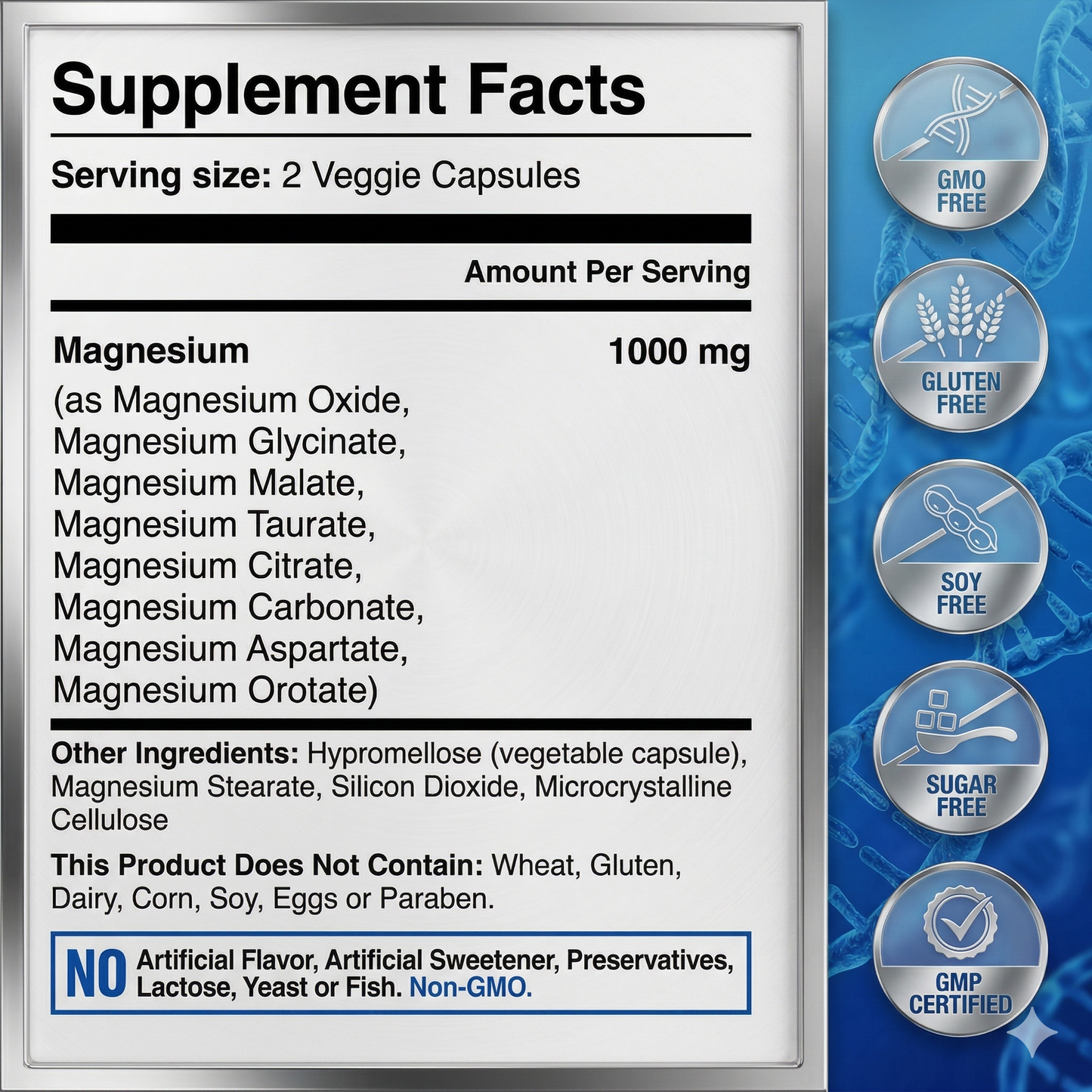 Magnesium Complex Dietary Supplement